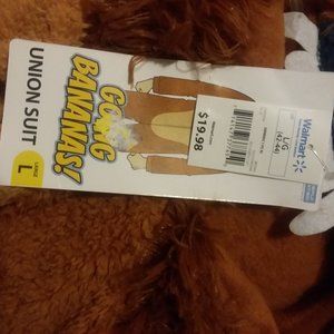 HALLOWEEN GOING BANNANAS  UNION SUIT SIZE L
